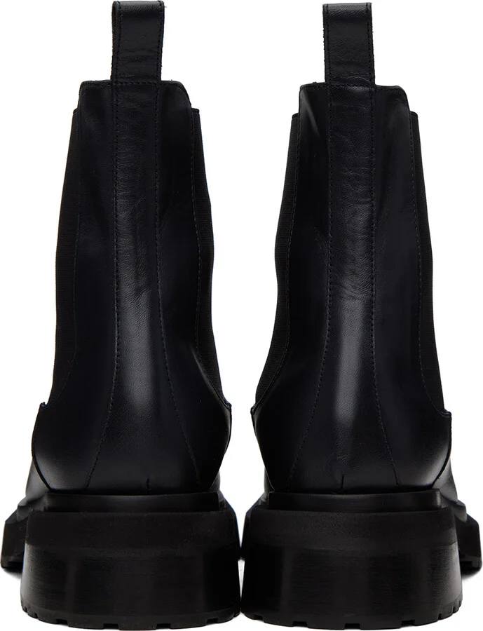 Eckhaus Latta Black Mike Chelsea Boots - Image 2