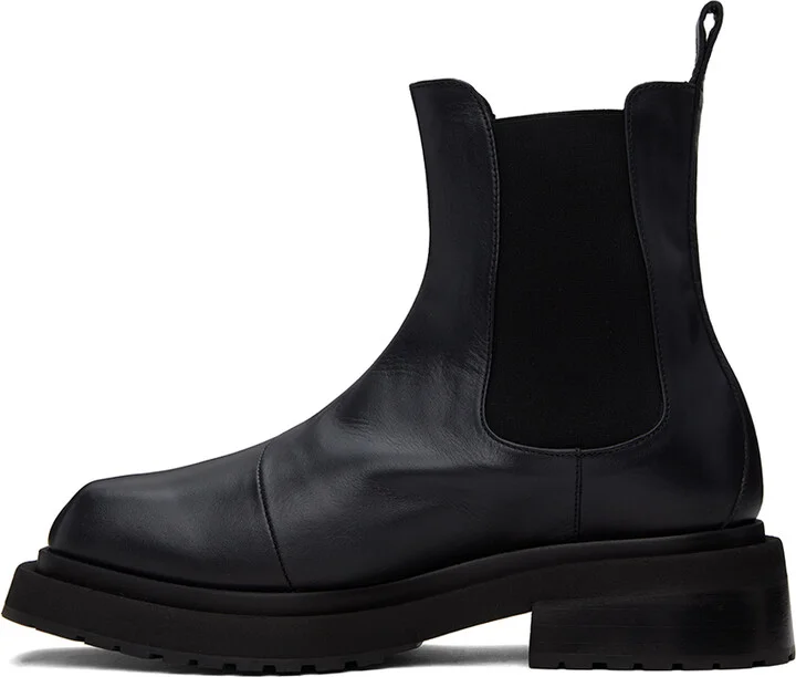 Eckhaus Latta Black Mike Chelsea Boots - Image 3
