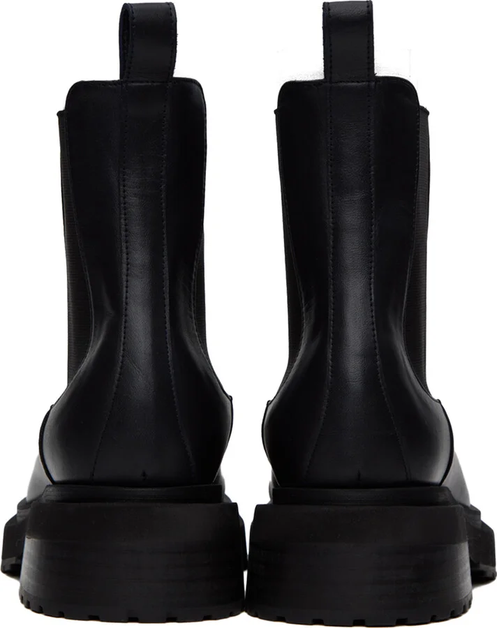 Eckhaus Latta Black Mike Chelsea Boots - Image 2