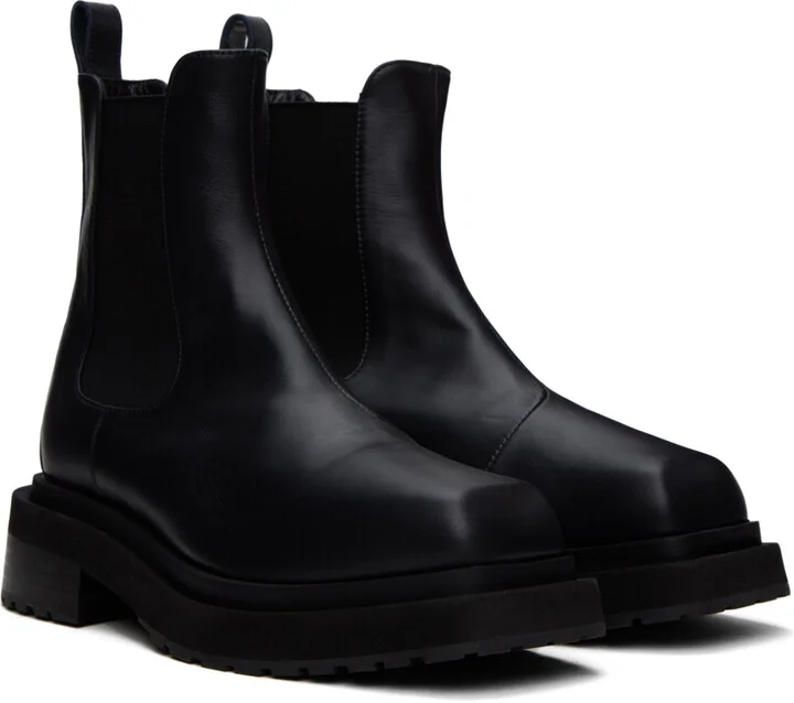 Eckhaus Latta Black Mike Chelsea Boots - Image 4