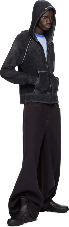 Eckhaus Latta Black Sneaker Chelsea Boots - Image 5