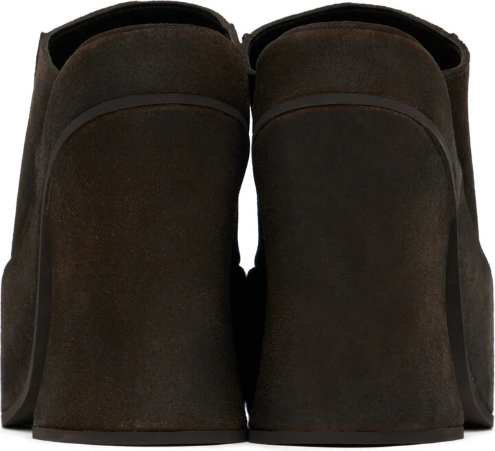 Eckhaus Latta Brown Frame Mules - Image 2
