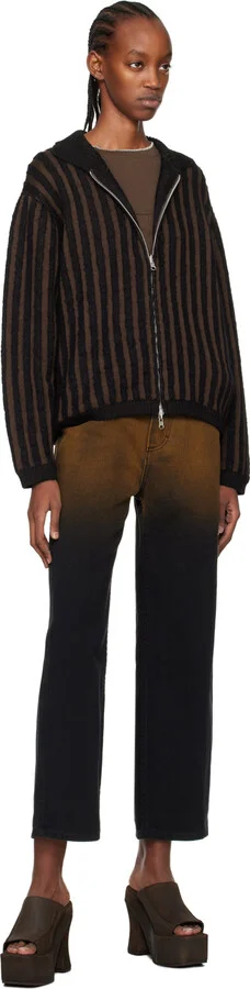 Eckhaus Latta Brown Frame Mules - Image 5