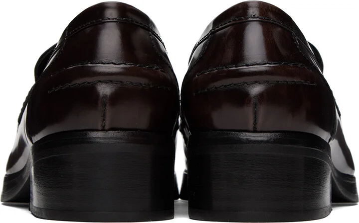 Eckhaus Latta Brown Latta Loafers - Image 2