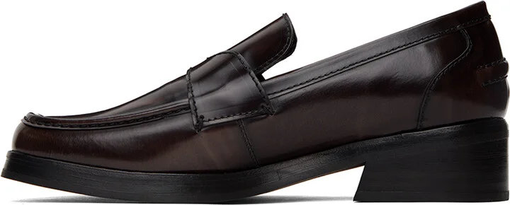 Eckhaus Latta Brown Latta Loafers - Image 3
