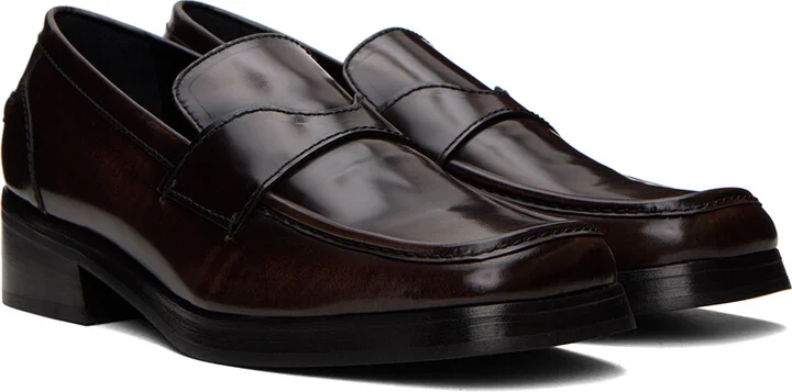 Eckhaus Latta Brown Latta Loafers - Image 4