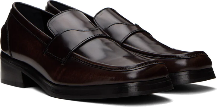 Eckhaus Latta Brown Latta Loafers - Image 4
