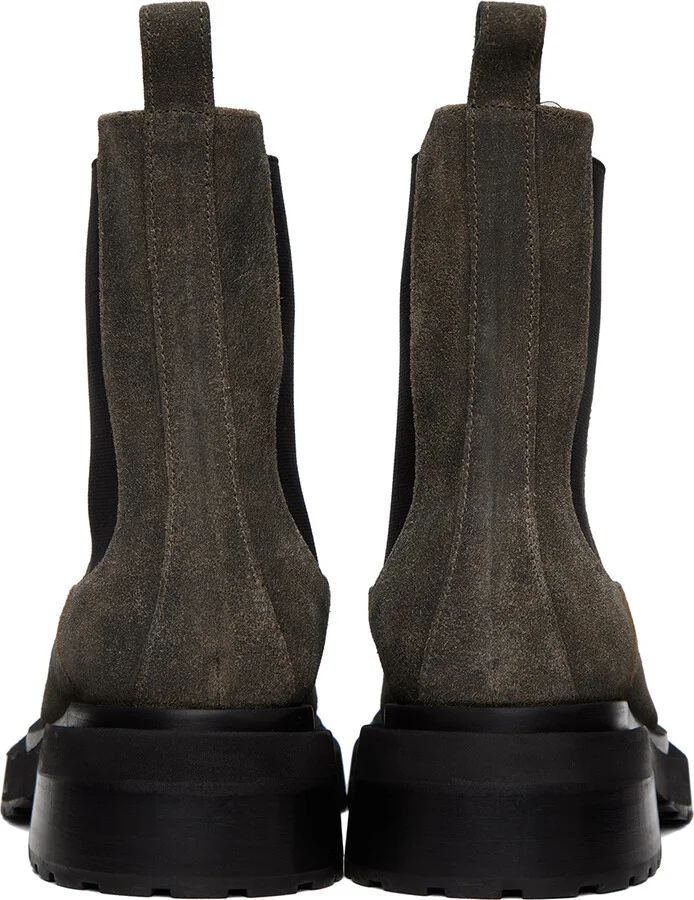 Eckhaus Latta Gray Mike Chelsea Boots - Image 2