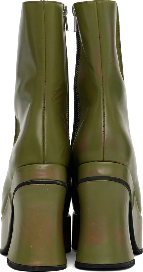 Eckhaus Latta Green Climax Boots - Image 2