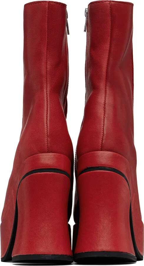Eckhaus Latta Red Climax Boots - Image 2