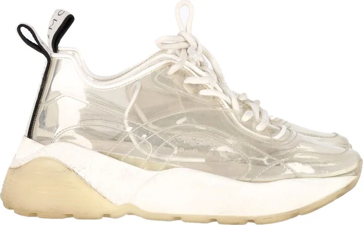 Eclypse Clear Chunky Sneakers in White PVC