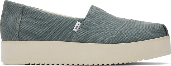 Eco-Friendly Alpargata Green Midform Espadrille