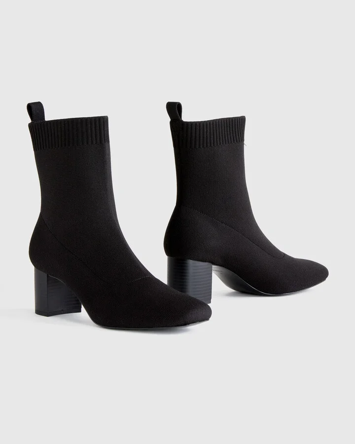 Eco Knit Heeled Bootie - Image 3
