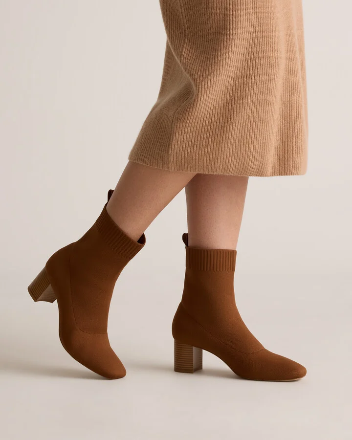 Eco Knit Heeled Bootie - Image 6