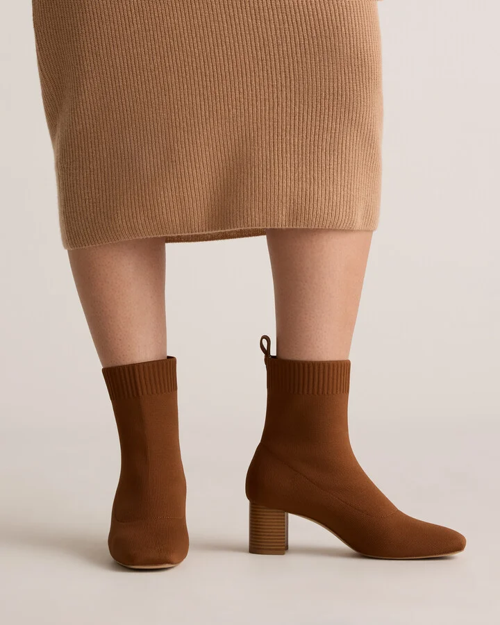 Eco Knit Heeled Bootie - Image 8