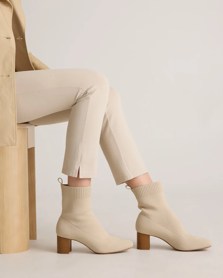 Eco Knit Heeled Bootie - Image 11