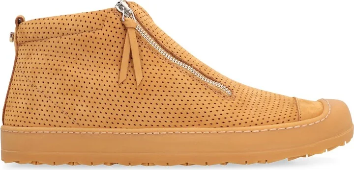 Eco-suede High-top Sneakers - Image 2