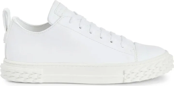 Ecoblabber leather low-top sneakers