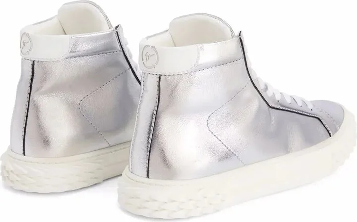 Ecoblabber metallic high-top sneakers - Image 3