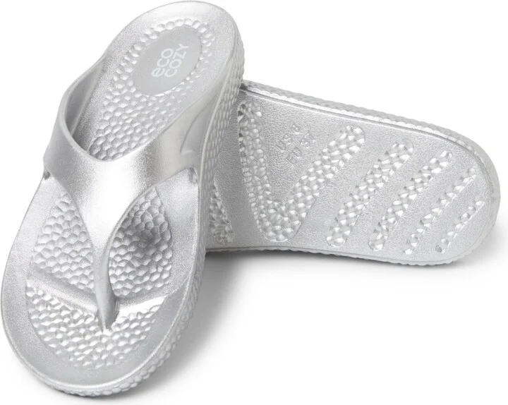 EcoCozy by Dearfoams Women's Sustainable Comfort Thong Sandal - Image 8