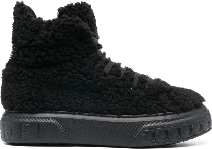 Ecosheep lace-up combat boots