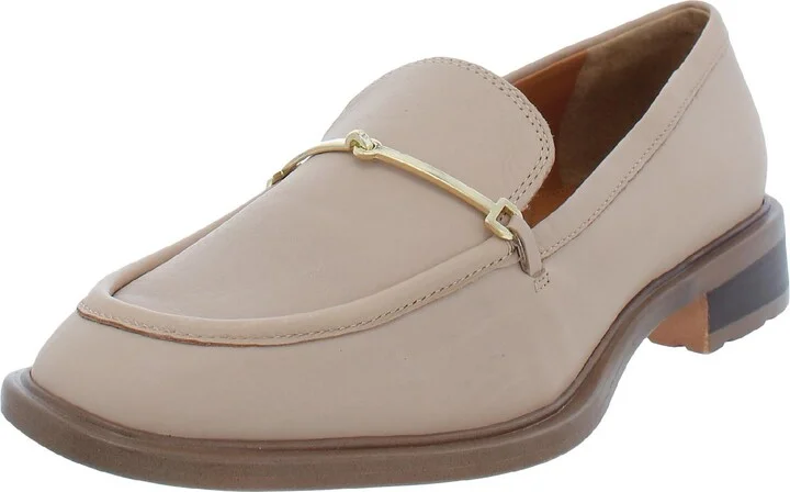 Eda Womens Leather Slip On Loafers