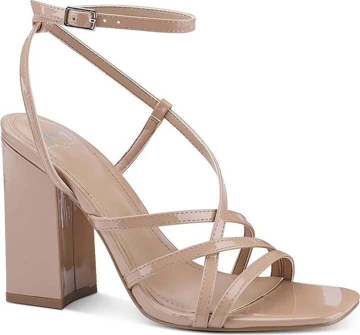 Edalyn Womens Strappy Metallic Ankle Strap