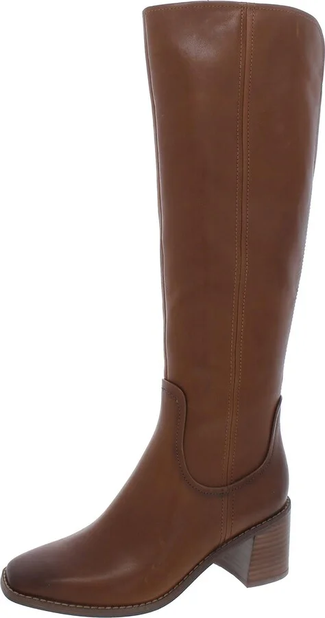 Edda Womens Leather Knee-High Boots
