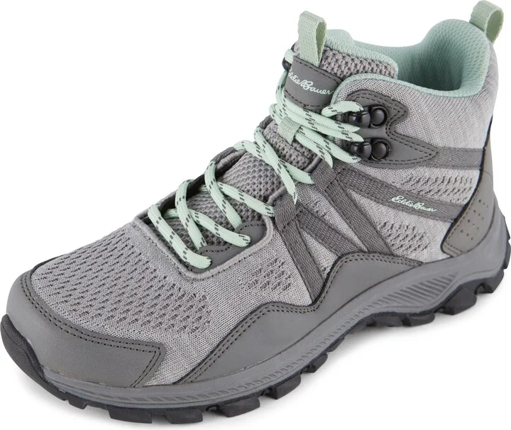 Eddie Bauer Womens Hiking Sneakers Klamath Mid Water Resistant Lightweight All Weather Outdoor