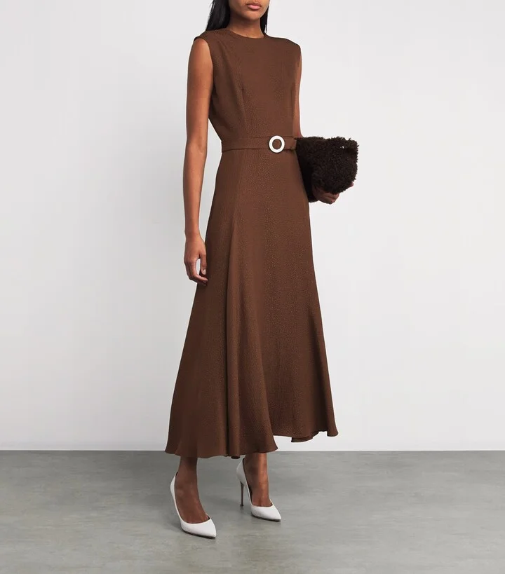 Edeline Lee Textured Jete Midi Dress - Image 2