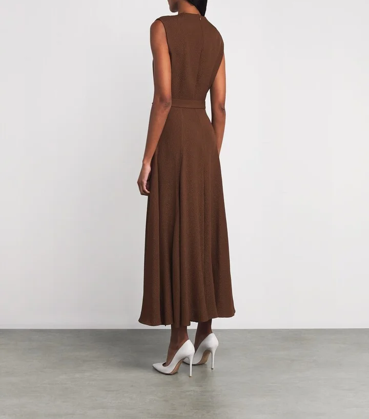 Edeline Lee Textured Jete Midi Dress - Image 3