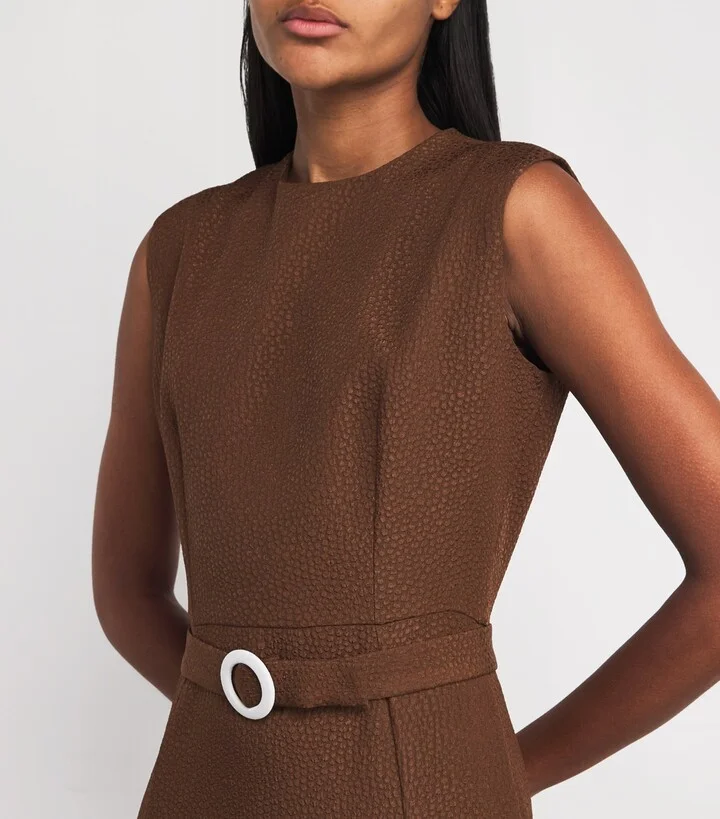 Edeline Lee Textured Jete Midi Dress - Image 4