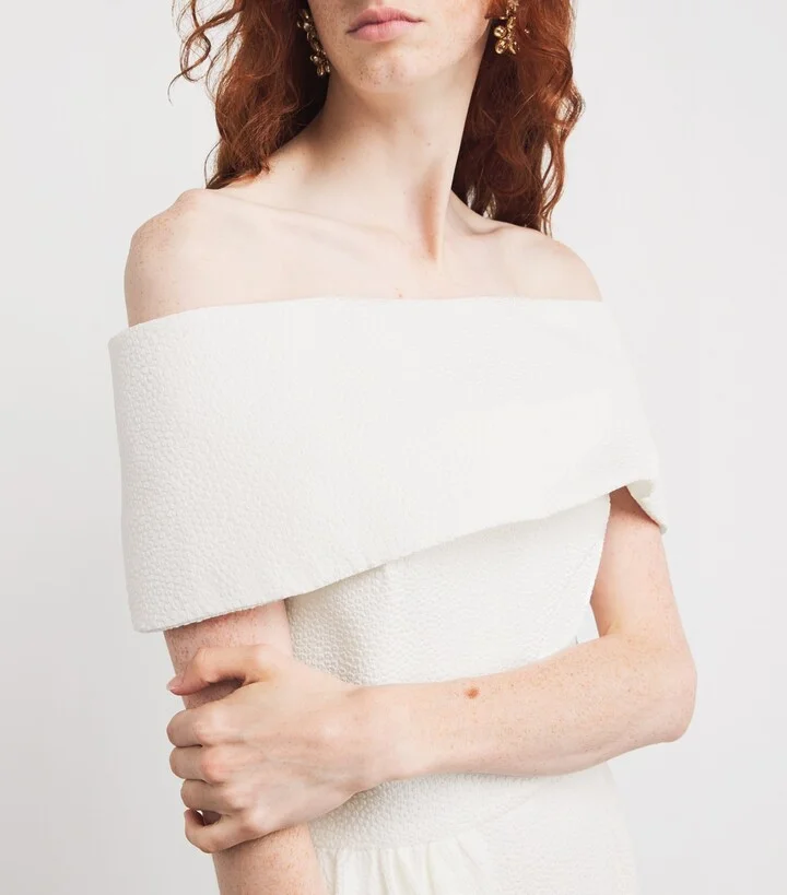 Edeline Lee Textured Philomela Midi Dress - Image 4