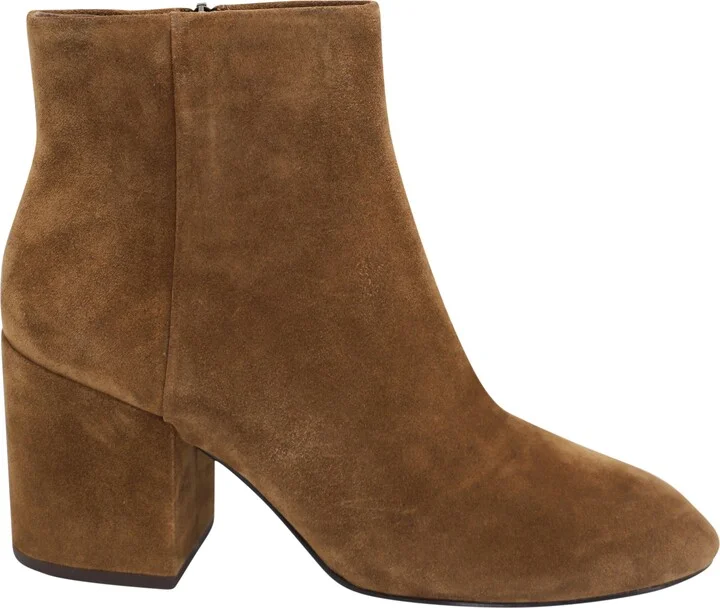 Eden Ankle Boots in Brown Suede