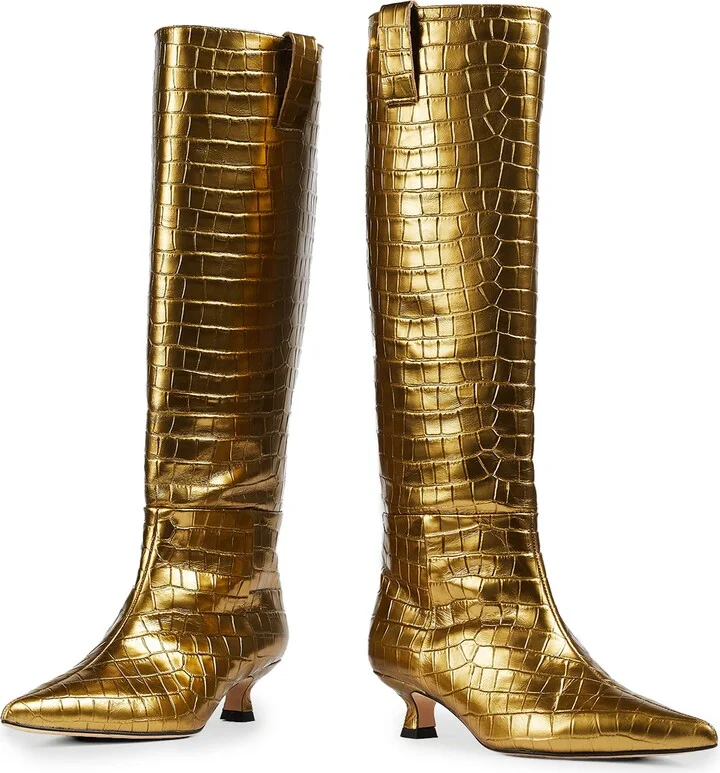 Eden Kitten Heel Boot - Image 5