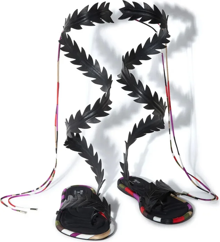 Edera leather flat sandals - Image 3