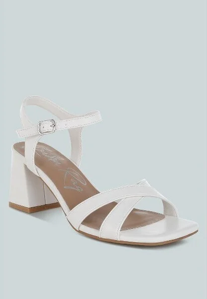 Edessa Square Toe Block Heel Sandals Women - Image 3