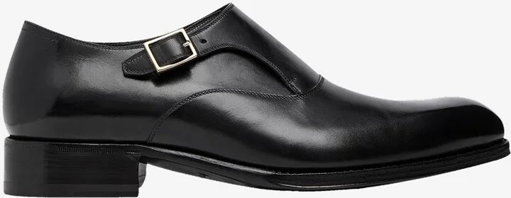 Edgar Single Monk Strap Leather Shoes