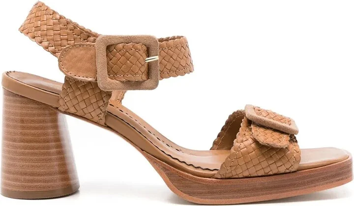 Edie ankle-strap 85mm sandals