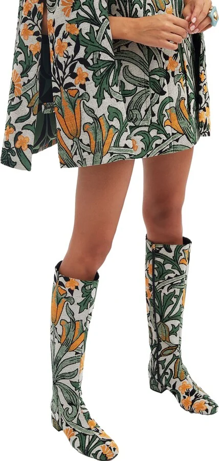 Edie Boots Jacquard Delta Ivory - Image 3