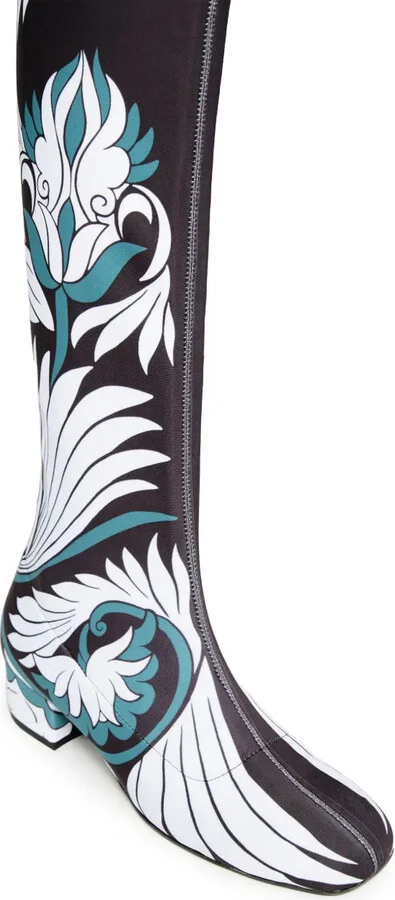 Edie graphic-print boots - Image 4