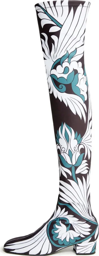 Edie graphic-print boots