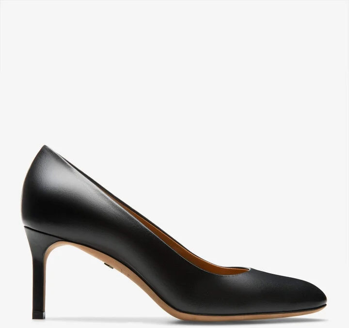 Edita Women's 6210547 Black Leather Pumps