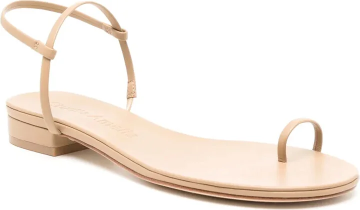Edith flat leather sandals - Image 2