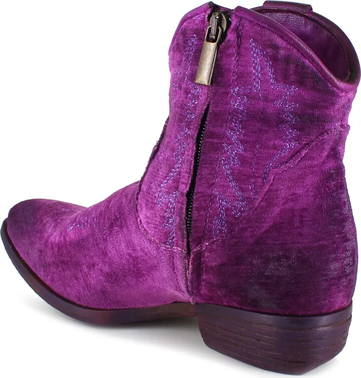 Edith Velvet Western Boot - Image 2