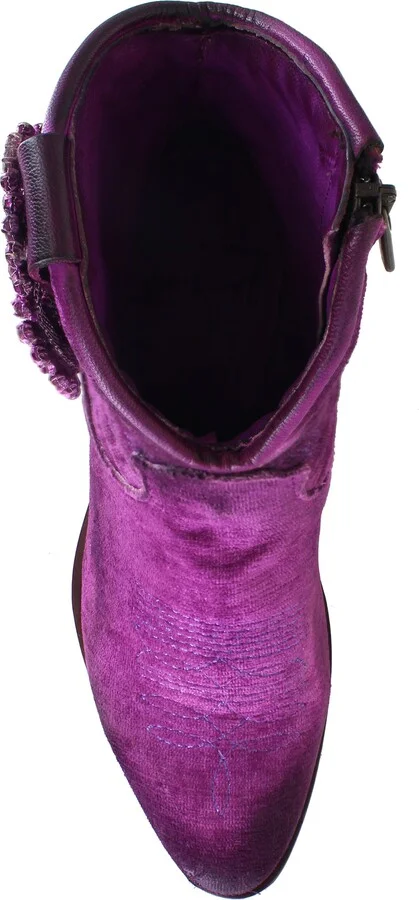 Edith Velvet Western Boot - Image 5