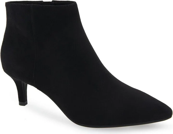 Edith Womens Faux Leather Ankle Booties