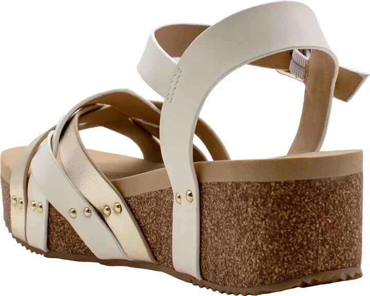 Edna Ankle Strap Platform Wedge Sandal - Image 2