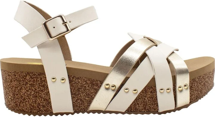 Edna Ankle Strap Platform Wedge Sandal - Image 3