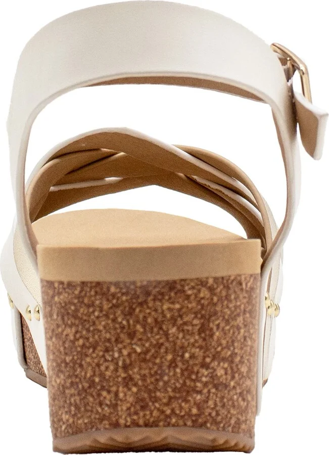 Edna Ankle Strap Platform Wedge Sandal - Image 7